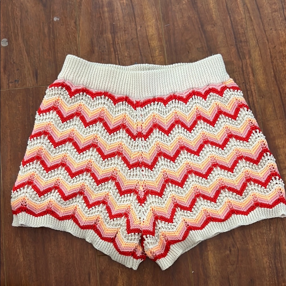 Chevron Knit Women's Shorts